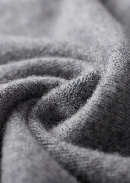 Merino-Strickjacke mit Reißverschluss und Zweifarbigkeit