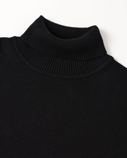 JANGSAN Merino-Wolle Rollkragenpullover