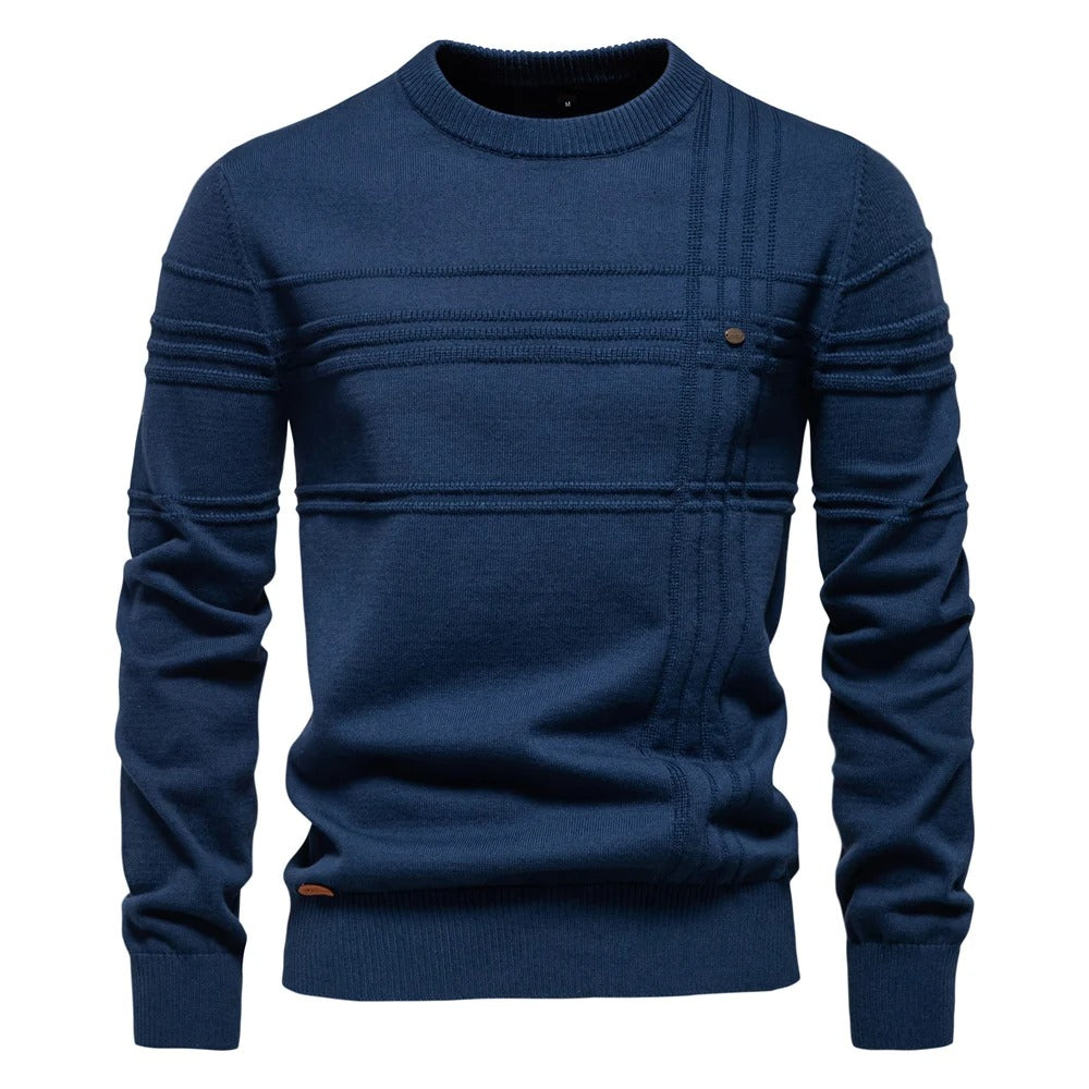 Aristokratischer Strickpullover 